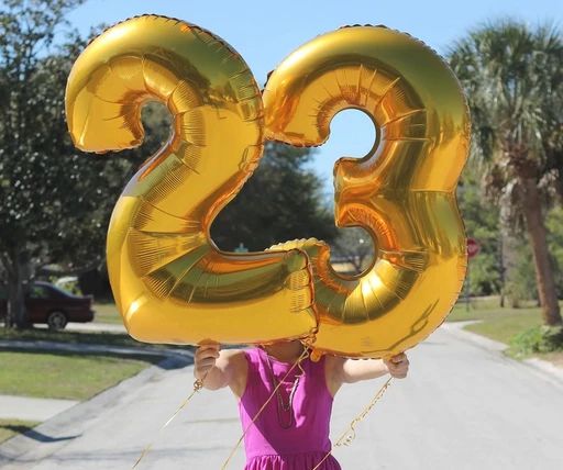 Balão Metalizado Dourado Número - 1 metro - Alegra Festa - Artigos para  Festas