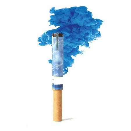 Bastão de Fumaça Azul