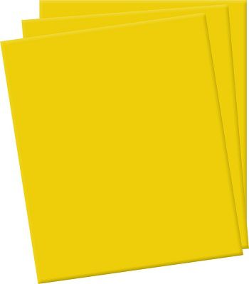 Placa de EVA Lisa Amarelo - 1 unidade