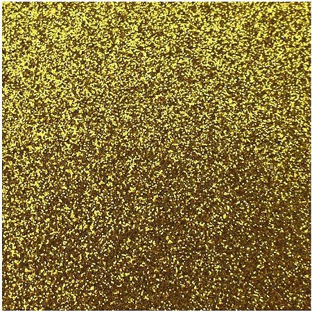 Placa de EVA Glitter Dourado- 1 unidade