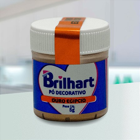 Pó de Brilho Cintilante Brilhart 5g Ouro Egipcio