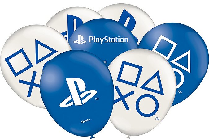 Balão de Festa Playstation - 25 unidades