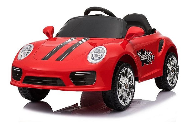 Mini Carro Elétrico Infantil de Luxo - Porsche c/ Controle Remoto - Glumi