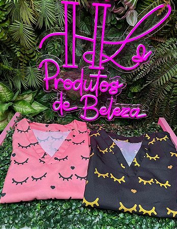 Bata / Blusa / Uniforme Cílios
