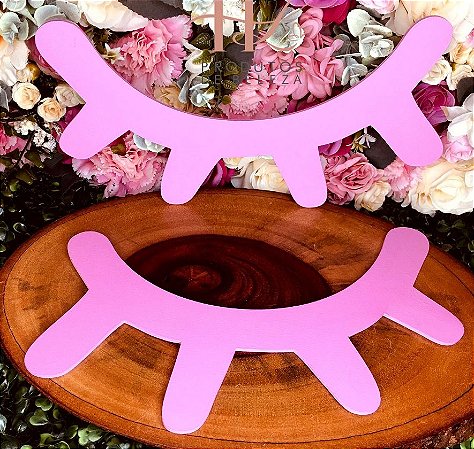 Cílios Decorativo em MDF - o par