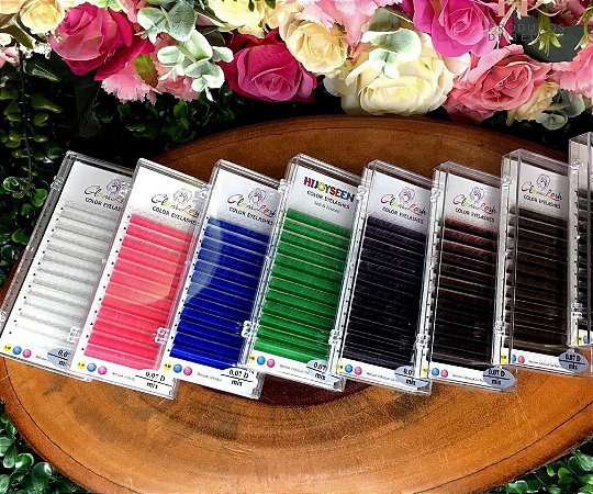 Cílios Glamlash Coloridos