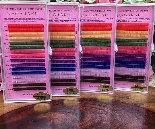Cílios Nagaraku Colorido (multi cor) 0,07D