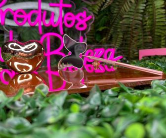 Espelho precisão borboleta - Rose Gold