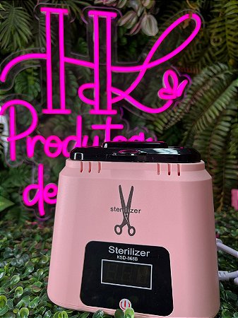 Esterilizador Elétrico de Pinças - Rosa - 220V