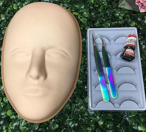 Kit para treinar alongamento cílios