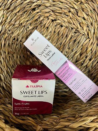 Kit Sweet Lips Esfoliante + Gloss Labial - Tulipia