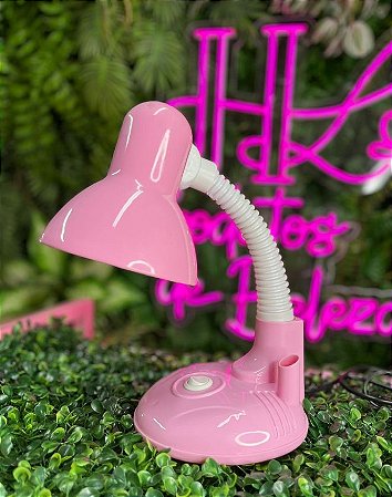 Luminária de Mesa - Rosa