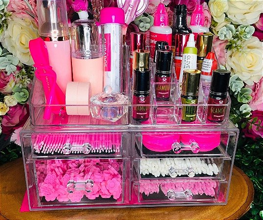 Organizador Acrílico 5 gavetas