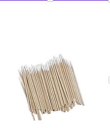 Palito com Algodão Para Henna / Micropigmentação - 100un.
