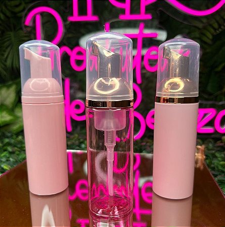 Pump espumador Rosa Transparente / Rose Gold- 50ml