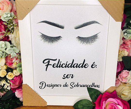 Quadro Decorativo Design cílios