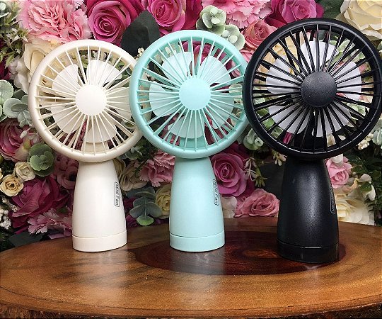 Ventilador mini com led e lanterna