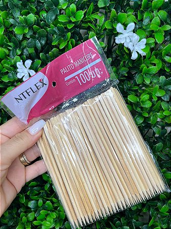 Palito laranjeira manicure - pct. 50 unidades