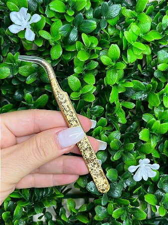 Pinça Glitter Curva