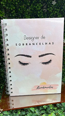 Agenda Designer Sobrancelhas 60 folhas