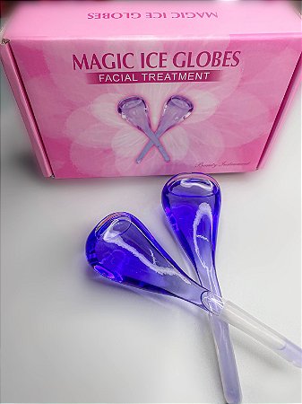 Esfera Magic Ice Globes (Globo Frio) Cromoterapia - Kit 2 peças
