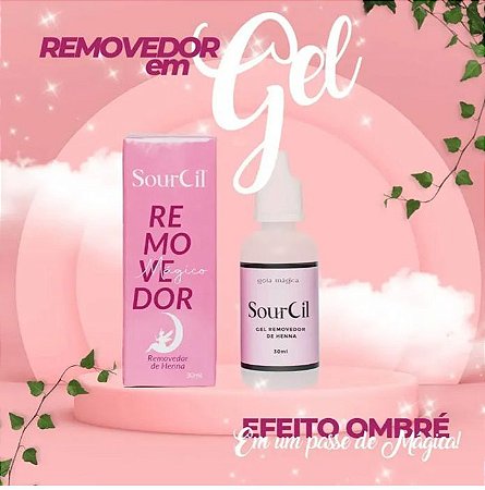 Removedor de Henna em gel Sourcil - 30ml