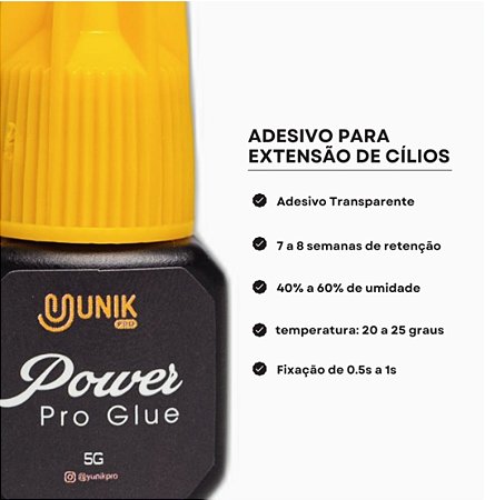 Cola YUNIK Power Pro - 5g - Transparente