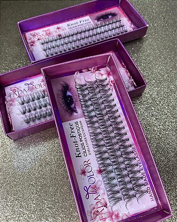 Cílios Fada Color Postiços - sem nó - 20P