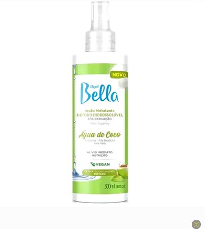 Loção Hidratante Pós-Depilação Método Hidrossolúvel Depil Bella - 300ml