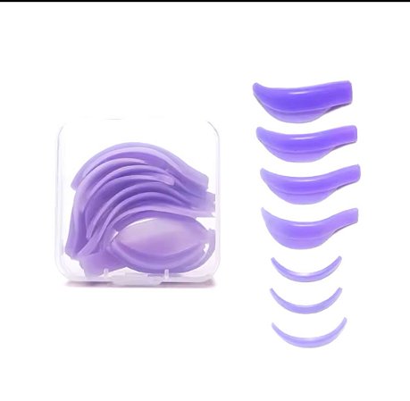 Molde para lash lifting anatômico - 7 pares