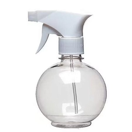 Borrifador bolinha - 290ml - rosa/transparente