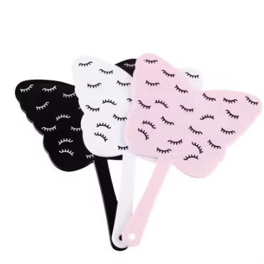 Espelho de mão formato borboleta