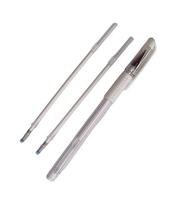 Caneta Gel Branca para Design Sobrancelha - com 3 refis