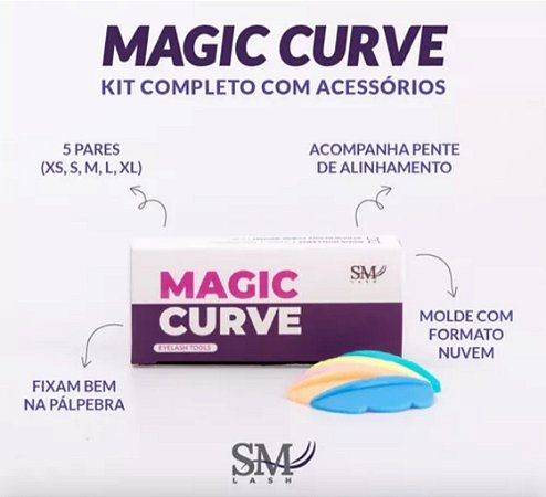 Molde para lash lifting SM Lash - 5 pares
