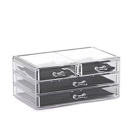 Organizador Acrílico 4 gavetas
