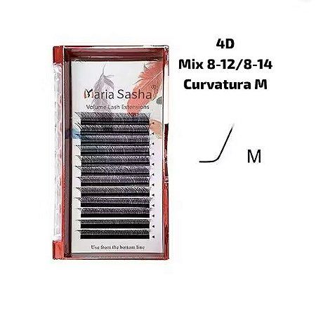 Cílios Maria Sasha W 4D 0,07M