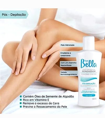 Óleo Hidratante Removedor Depil Bella - 140ml