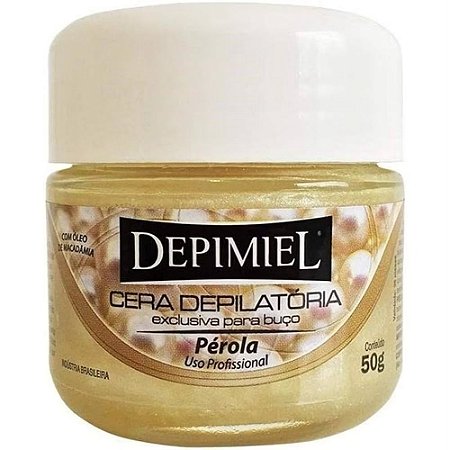 Cera depilação para buço perolada - Depimiel - 50g