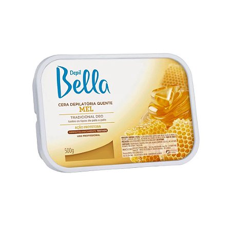 Cera Quente Depilatória em Barra Mel Deo Depil Bella - 500g