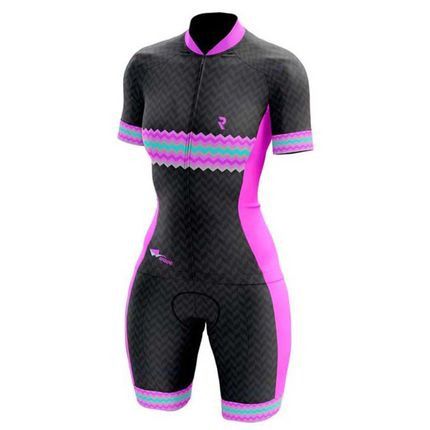 Macaquinho Ciclismo Bike Mtb Speed Refactor Wave Rosa
