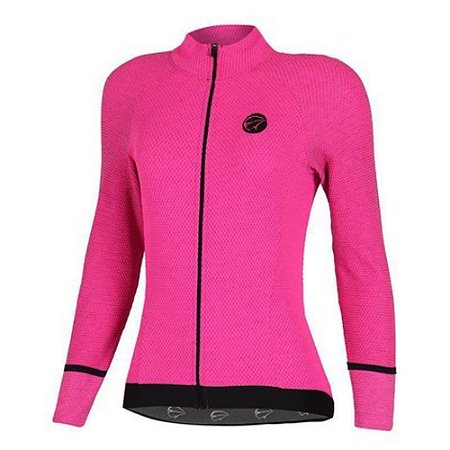Jaqueta Ciclismo Inverno Hive Pink Feminina Mauro Ribeiro