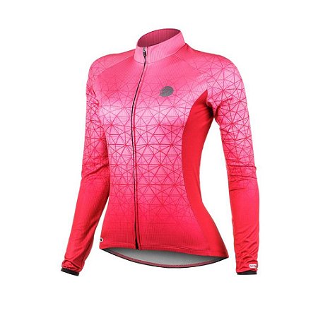 Camisa Ciclismo Feminina Weft Manga Longa Mauro Ribeiro