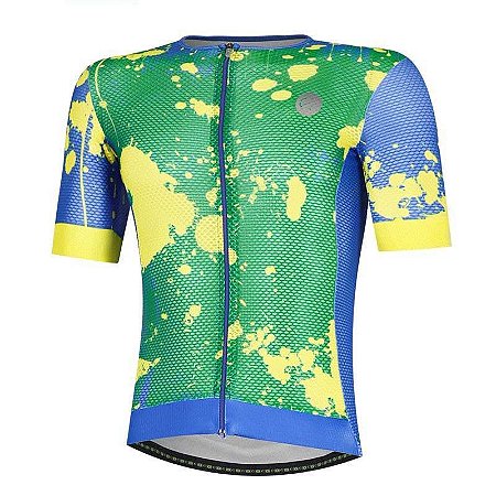 Camisa Ciclismo Mtb Speed Masc Brasil Mauro Ribeiro