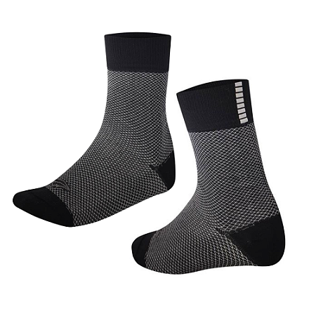 Meia Ciclismo Mtb Speed Carbon Reflex Unissex Mauro Ribeiro