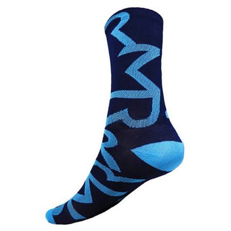 Meia Ciclismo Mtb Speed Identite Azul 38-43 Mauro Ribeiro
