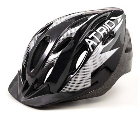 Capacete Ciclismo Bike Mtb 2.0 Preto E Branco Atrio Esportes
