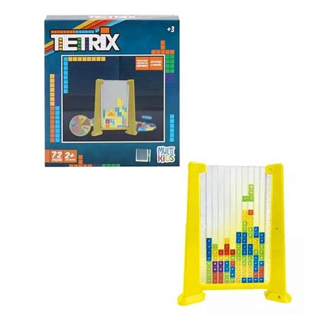Jogo Tetrix De Empilhar Blocos Com Luz Noturna Multikids