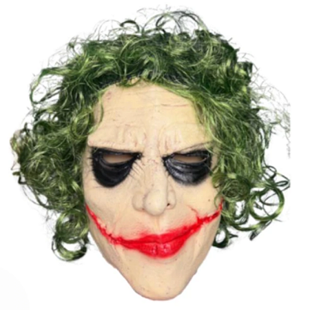 Máscara Palhaço Coringa Látex Fantasia Luxo Joker Batman