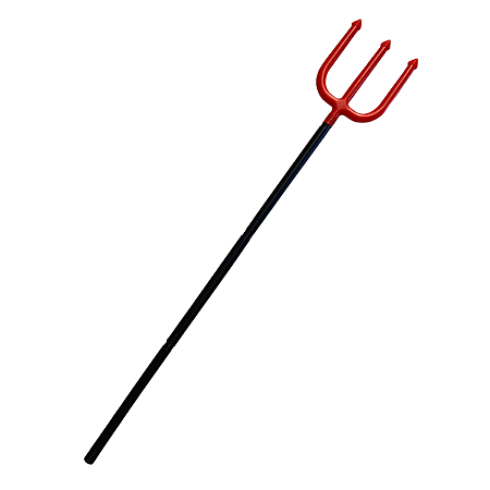 Tridente Diabinho De Plástico Desmontável Halloween Carnaval