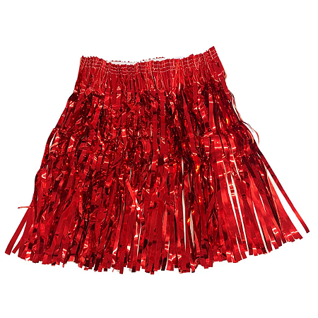 Saia Carnaval Metalizada Festa Fantasia Bloquinho 40cm Luxo